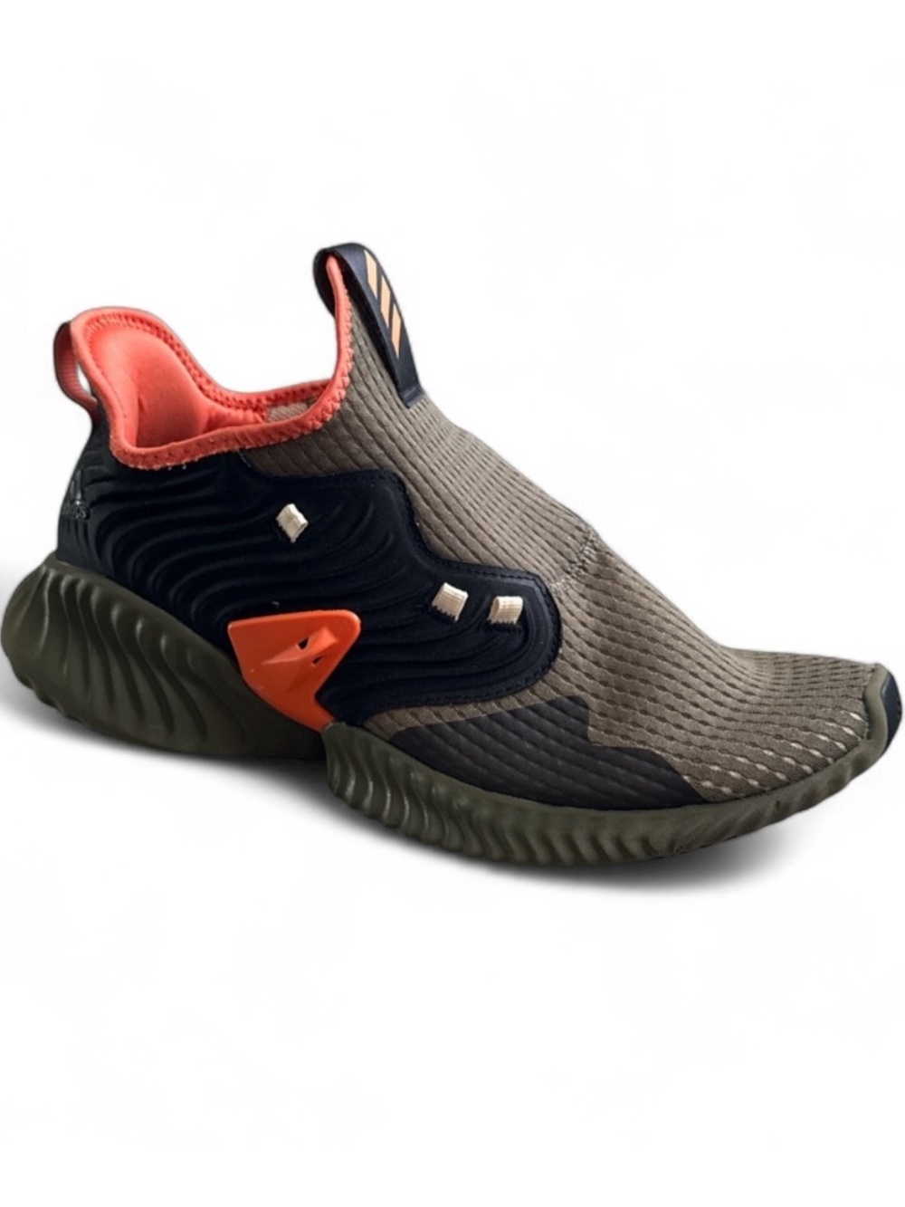 Adidas AlphaBounce Instinct CC M Olive‎ Green Slip On Running Shoes Men's Sz 12
